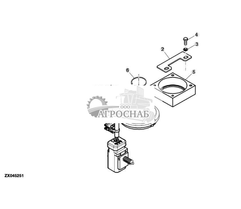 Датчик входного сигнала блока рулевого управления 